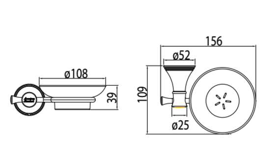 Đĩa đựng xà phòng American Standard Heritage WF-0282 (WF0282)
