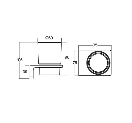 Phụ kiện đựng ly American Standard K-1384 (K1384)