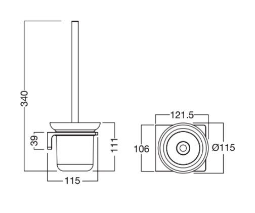 Cọ vệ sinh American Standard Acacia Evolution K-1386 (K1386)