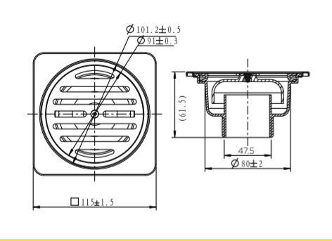 Phễu thoát sàn American Standard FD-1150 (FD1150)