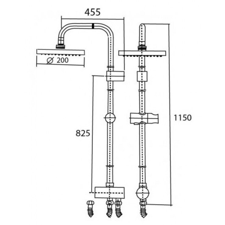 Cây sen phun mưa American Standard WF-9071 (WF9071)