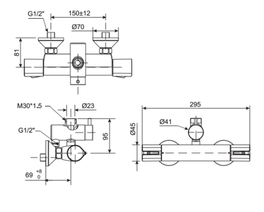 Củ sen tắm chỉnh nhiệt độ American Standard Active WF-4948 (WF4948)