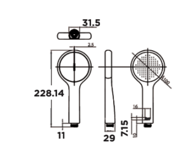 Tay sen tắm American Standard Genie FFASS505