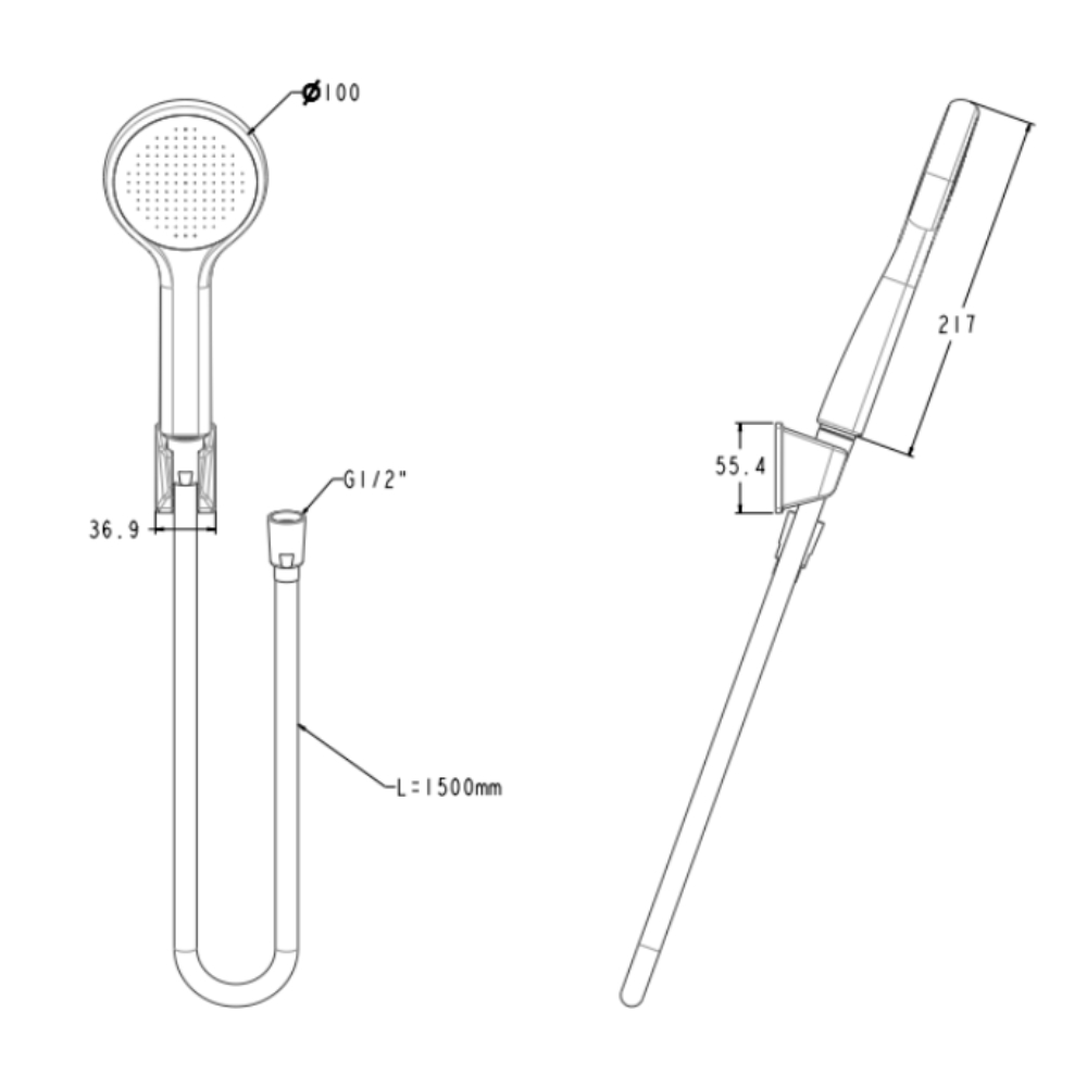 Bộ tay sen tắm và gác sen American Standard Genie FFASS506