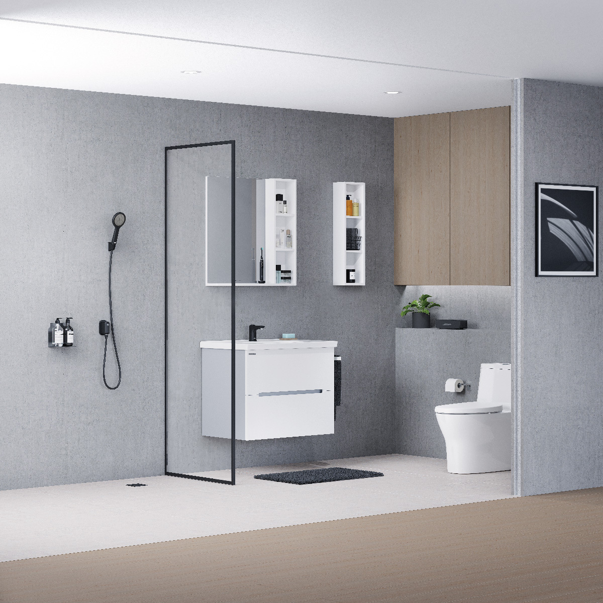 Bộ tay sen tắm và gác sen American Standard Genie FFASS506