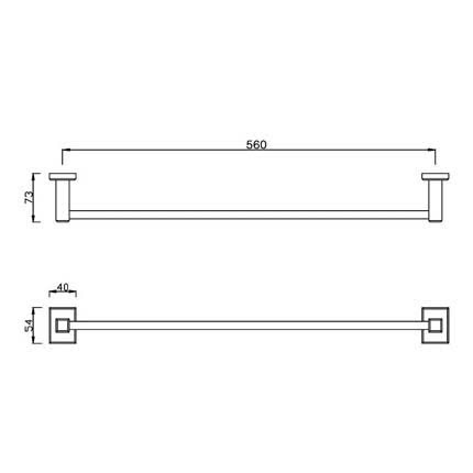 Thanh treo khăn Concept Square American Standard FFAS0493