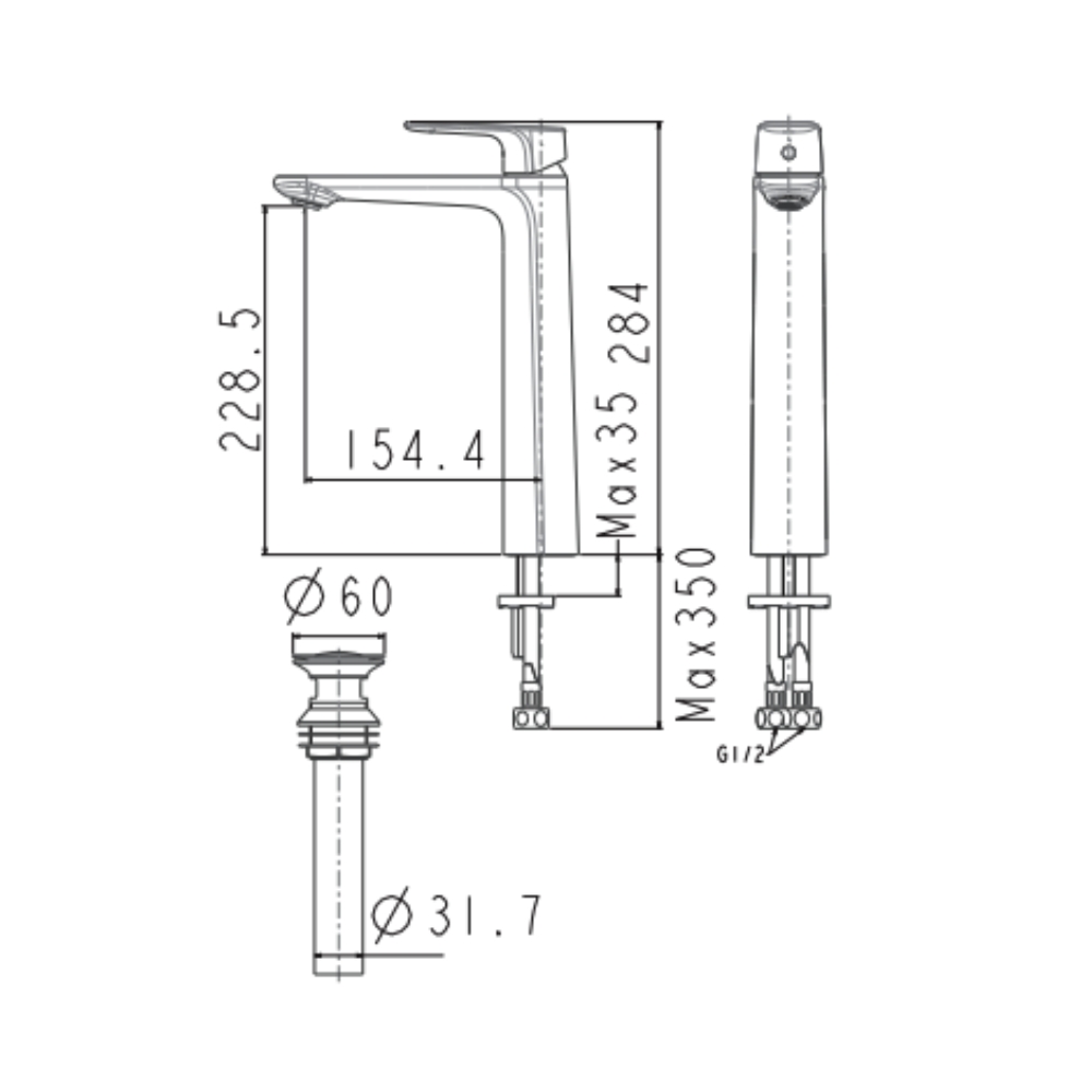 Vòi lavabo nóng lạnh American Standard Signature WF-1702 (WF1702)