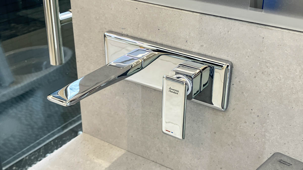 Vòi chậu nóng lạnh American Standard WF-2417 (WF2417) (1124170000) Acacia Supasleek gắn tường - 9
