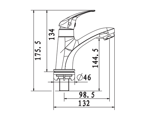 Vòi lavabo lạnh American Standard WF-4611 (WF4611)