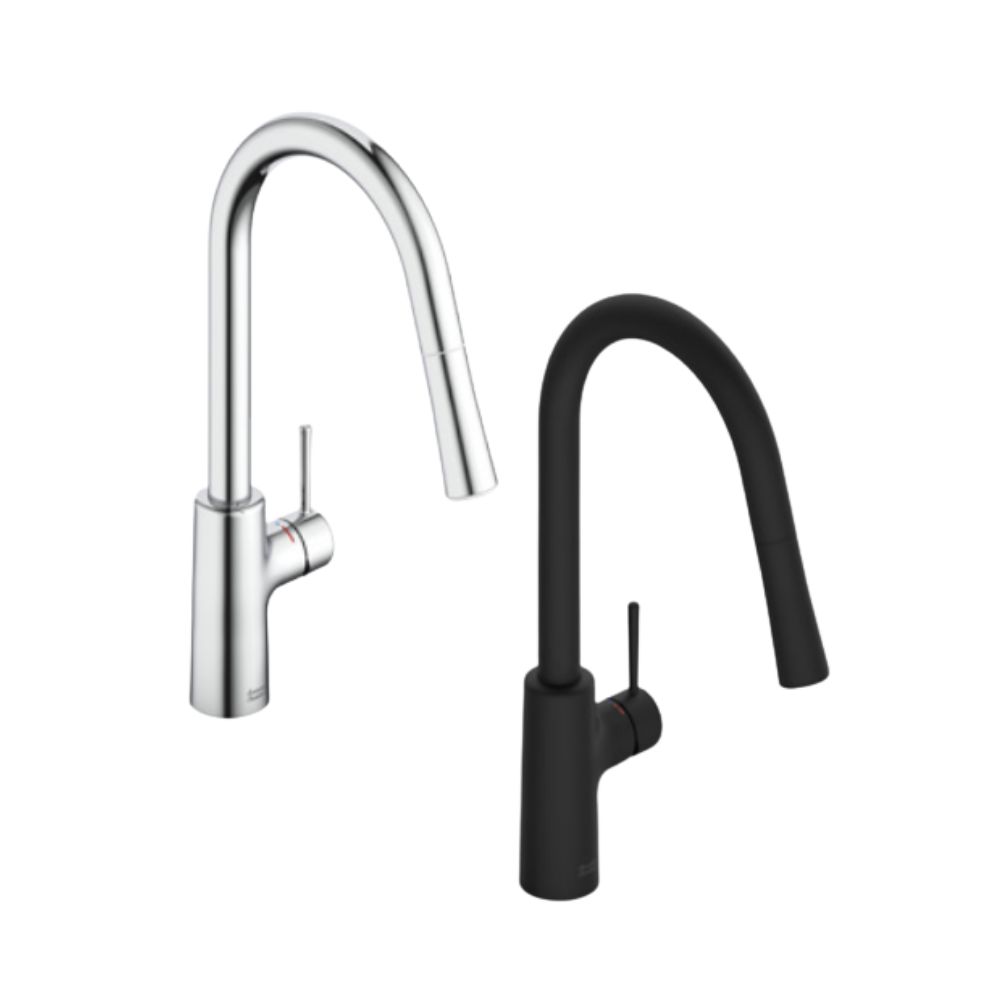 Vòi bếp American Standard WF-0916 / WF-9262 (WF0916) (WF9262) dây rút nóng lạnh
