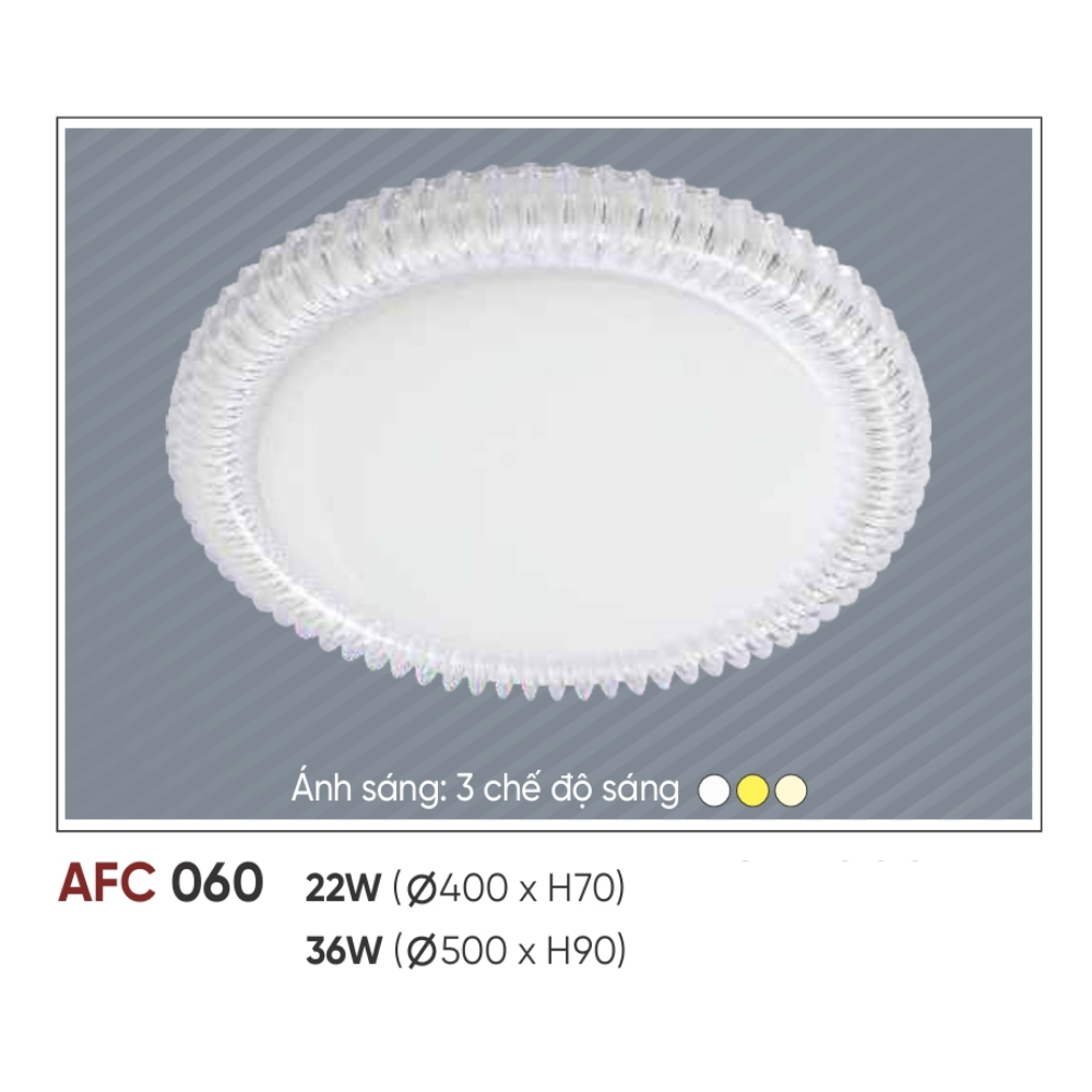 Đèn LED ốp trần nổi Anfaco 060 LED 36W
