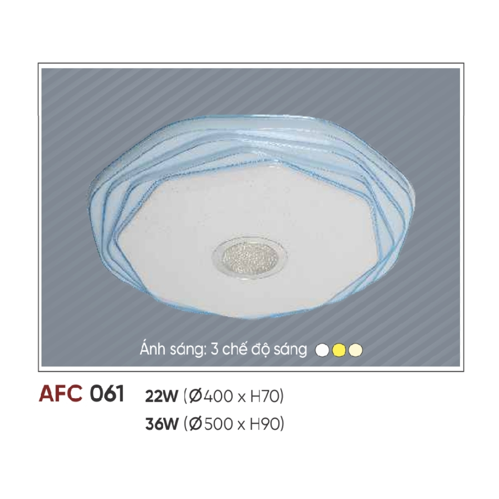 Đèn LED ốp trần nổi Anfaco 061 LED 22W