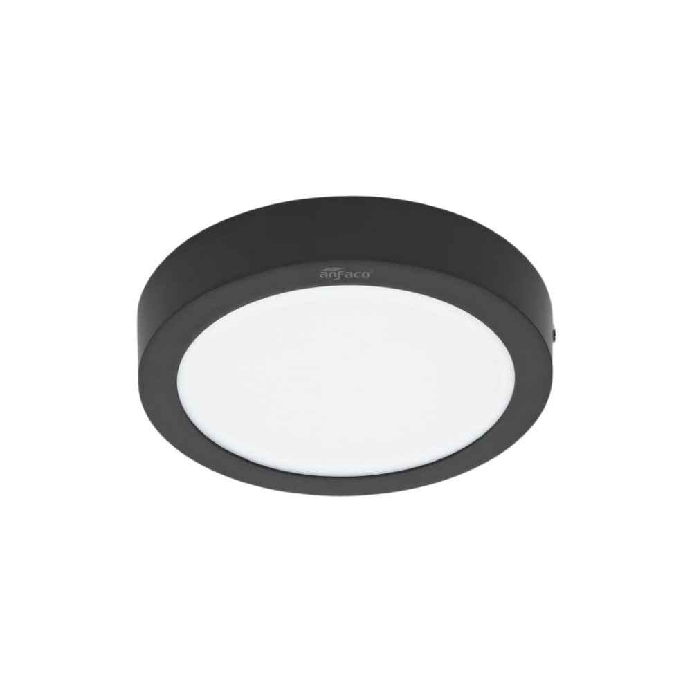 Đèn LED ốp trần nổi Anfaco 555 Đen LED 22W