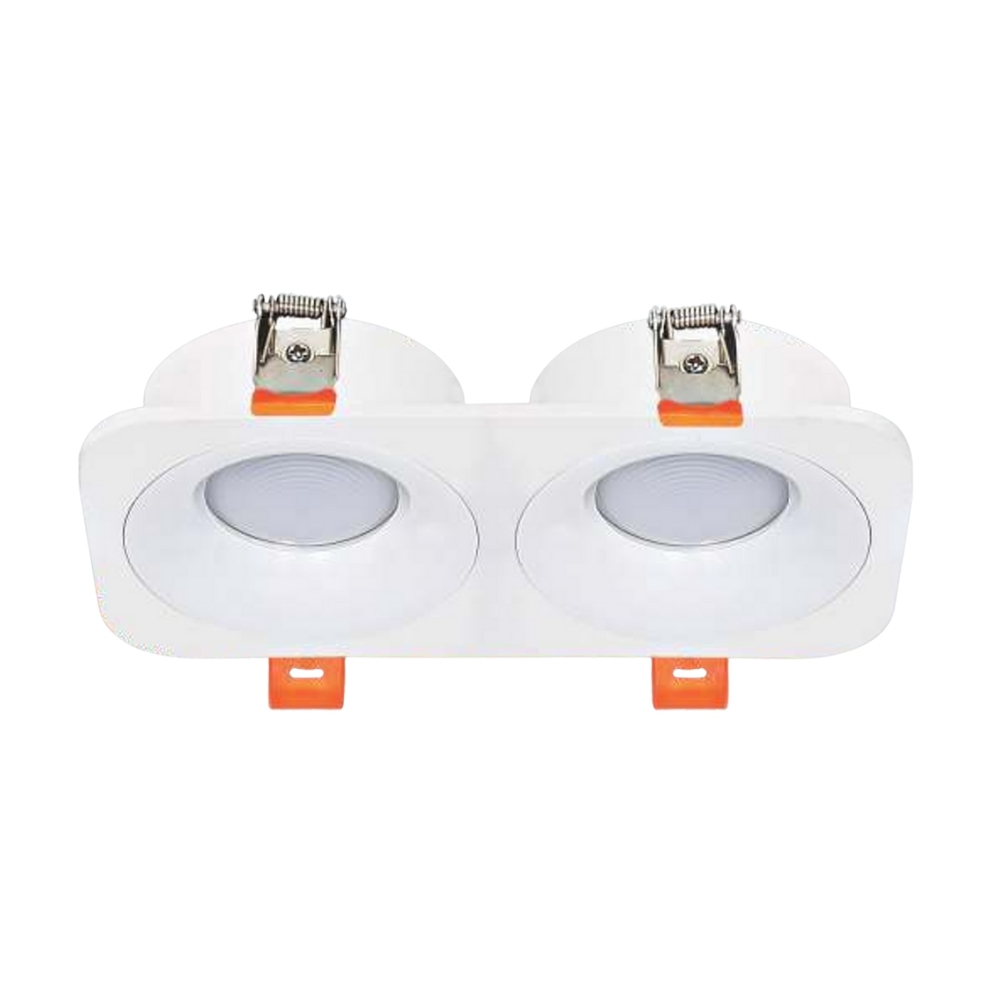 Đèn LED downlight âm trần đôi Anfaco 776/2 LED 9W x 2