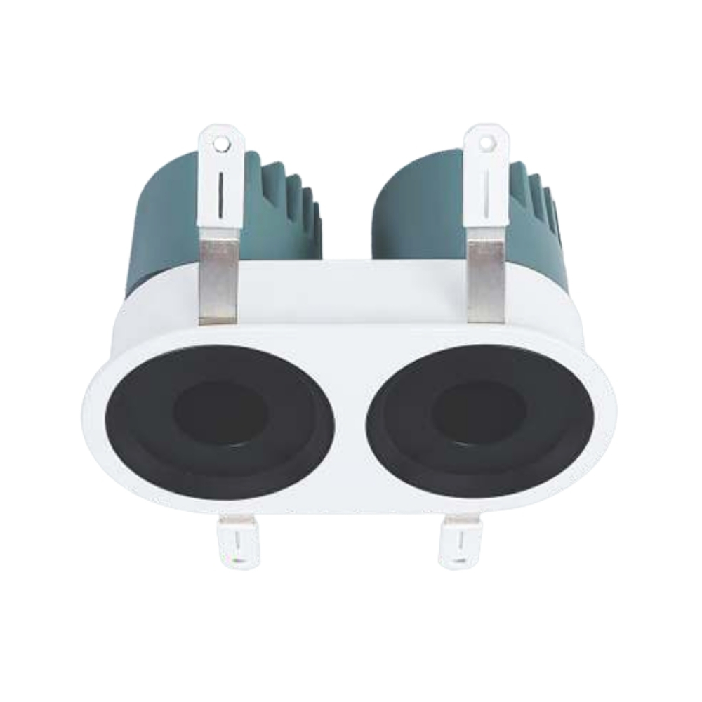 Đèn LED downlight âm trần đôi Anfaco 781 D/2 LED 12W