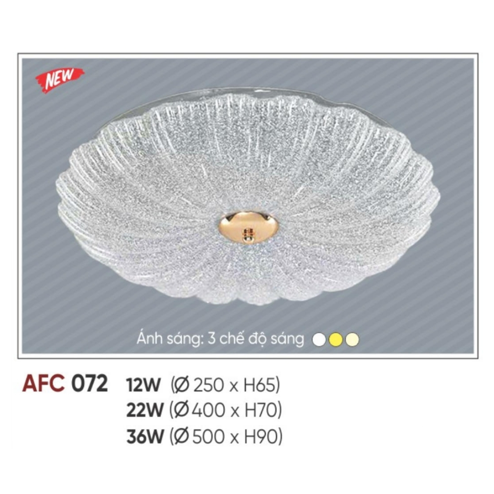 Đèn LED ốp trần nổi Anfaco 072 12W
