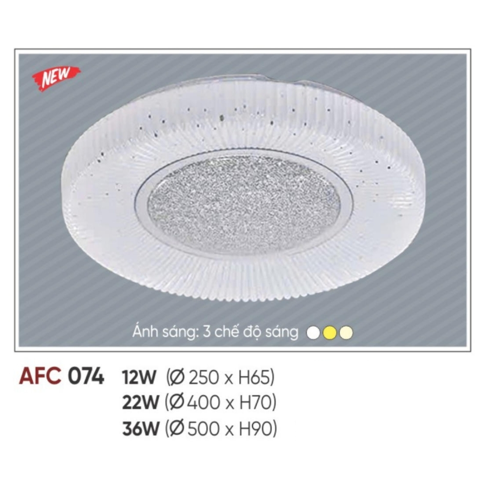 Đèn LED ốp trần nổi Anfaco 074 22W