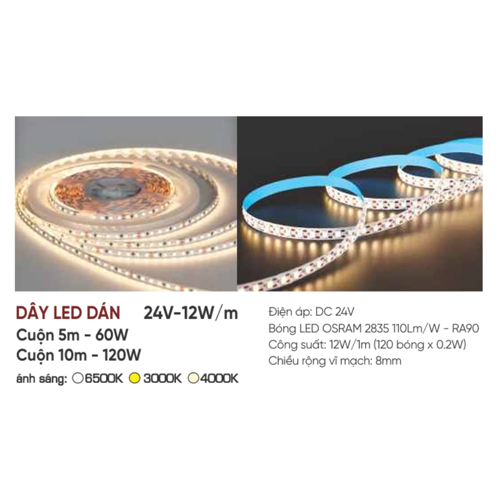 LED dây dán Anfaco DÂY LED DÁN