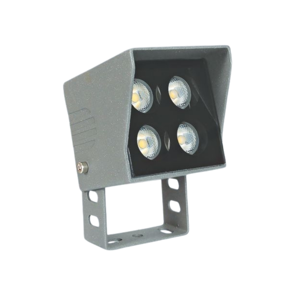 Đèn LED pha rọi cột Anfaco PHA VUÔNG LED 015 - 4W x 2