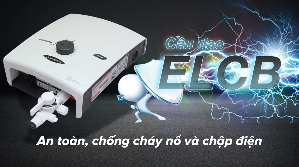 Máy nước nóng trực tiếp 3.5kW Ariston SB35