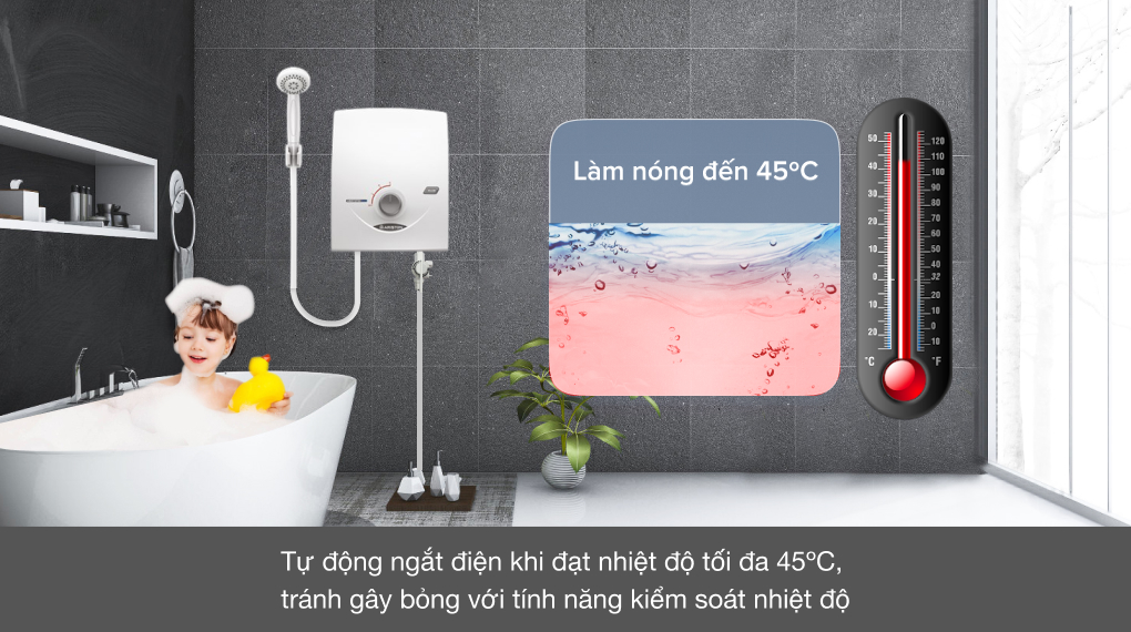 Máy nước nóng trực tiếp 3.5kW Ariston SB35