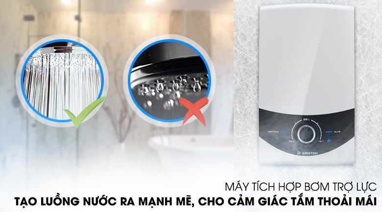 Máy nước nóng trực tiếp 4.5kW Ariston SMC45