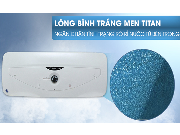 Lòng bình được tráng men Titan bền bỉ