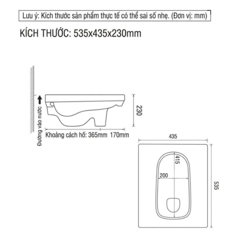 Bồn cầu xí xổm vệ sinh ATMOR AT5204S