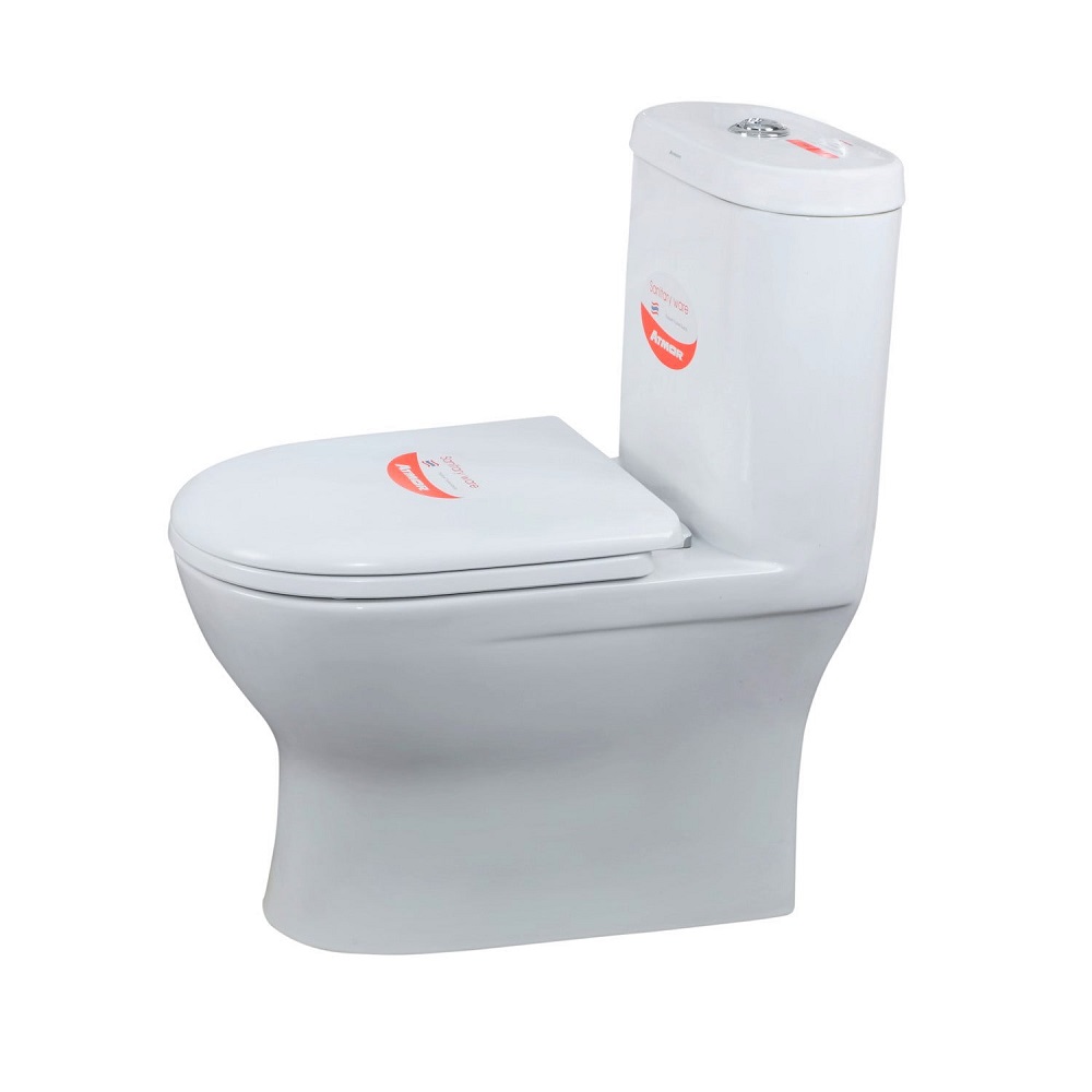 Bồn cầu 1 khối ATMOR AT1171 nắp êm xả nhấn