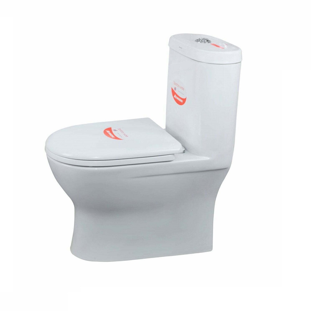 Bồn cầu 1 khối ATMOR AT1171 nắp êm xả nhấn