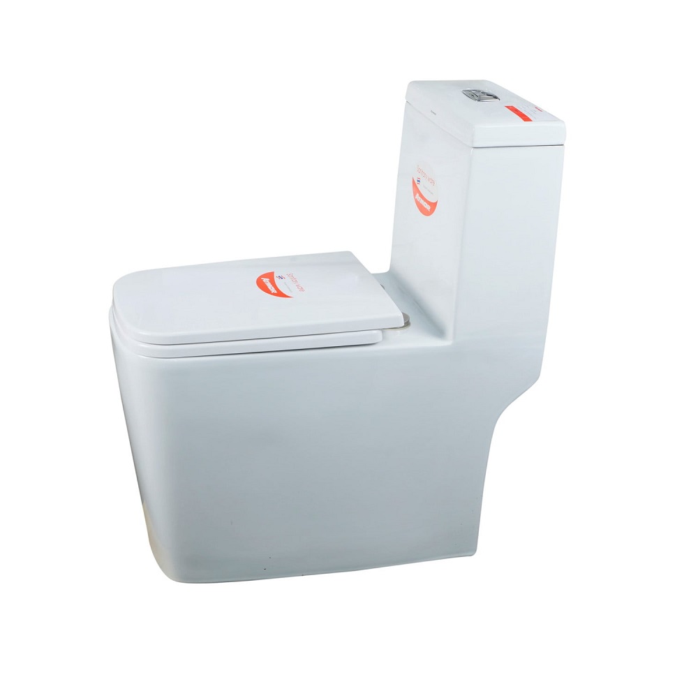 Bồn cầu 1 khối ATMOR AT1620 nắp êm xả nhấn