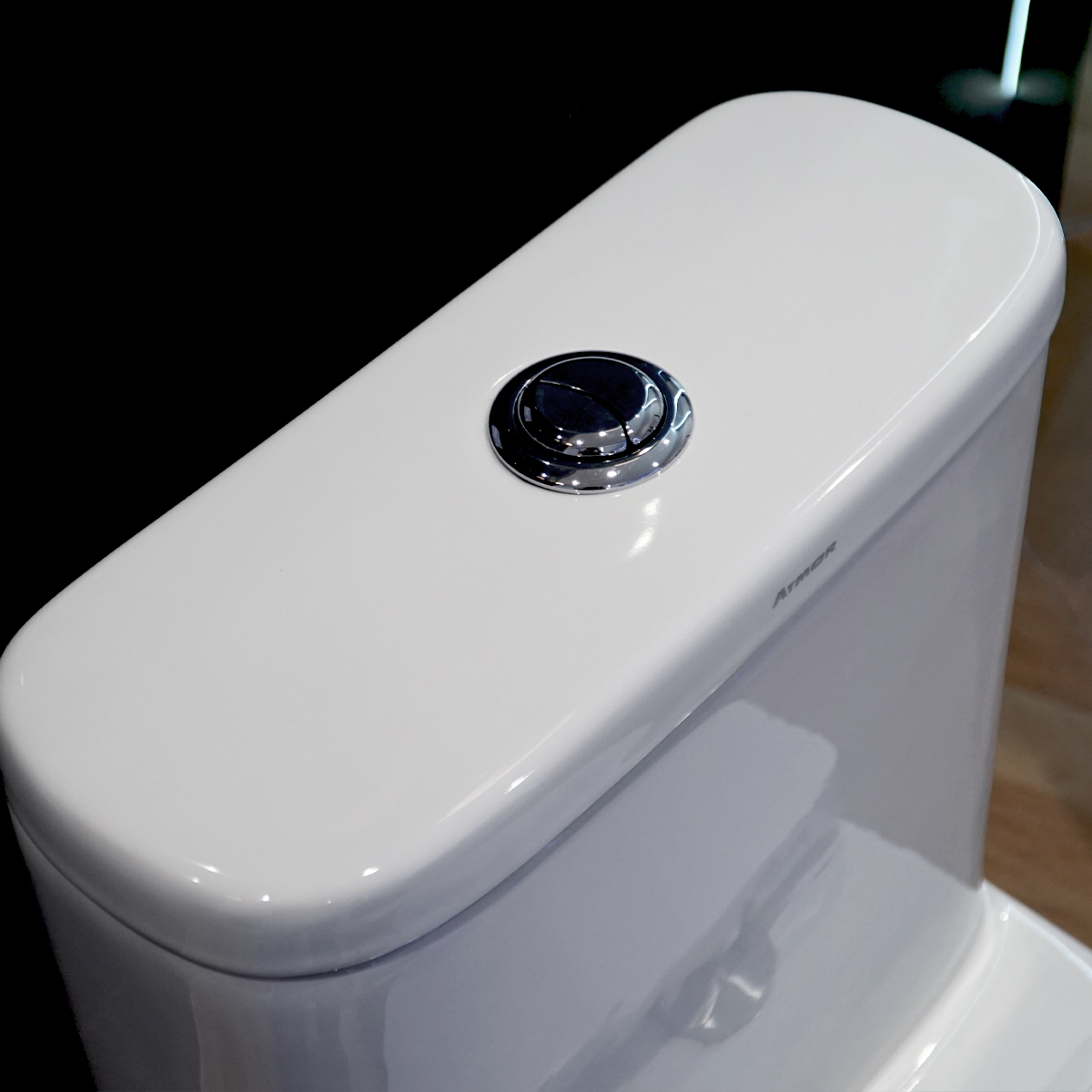 Bồn cầu 1 khối ATMOR AT1692 nắp êm xả nhấn