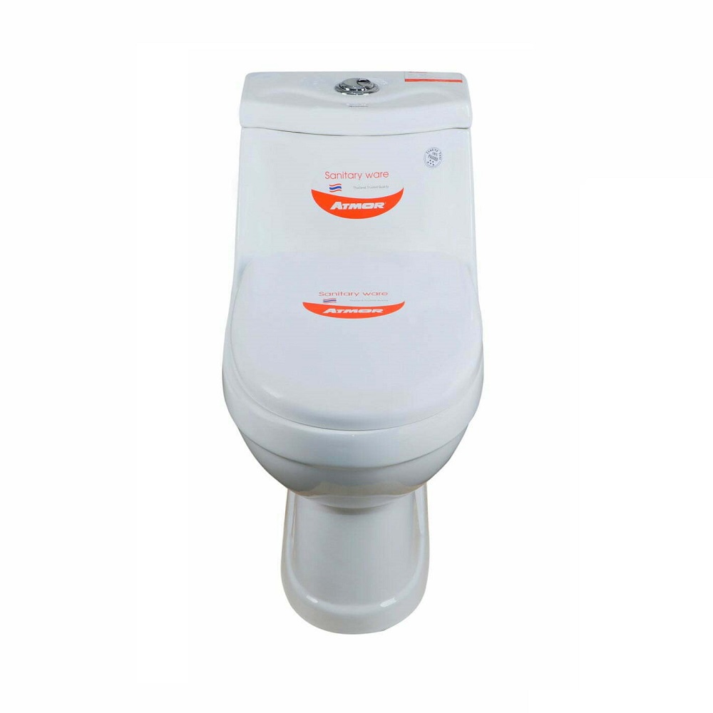 Bồn cầu 1 khối ATMOR AT2156 nắp êm xả nhấn