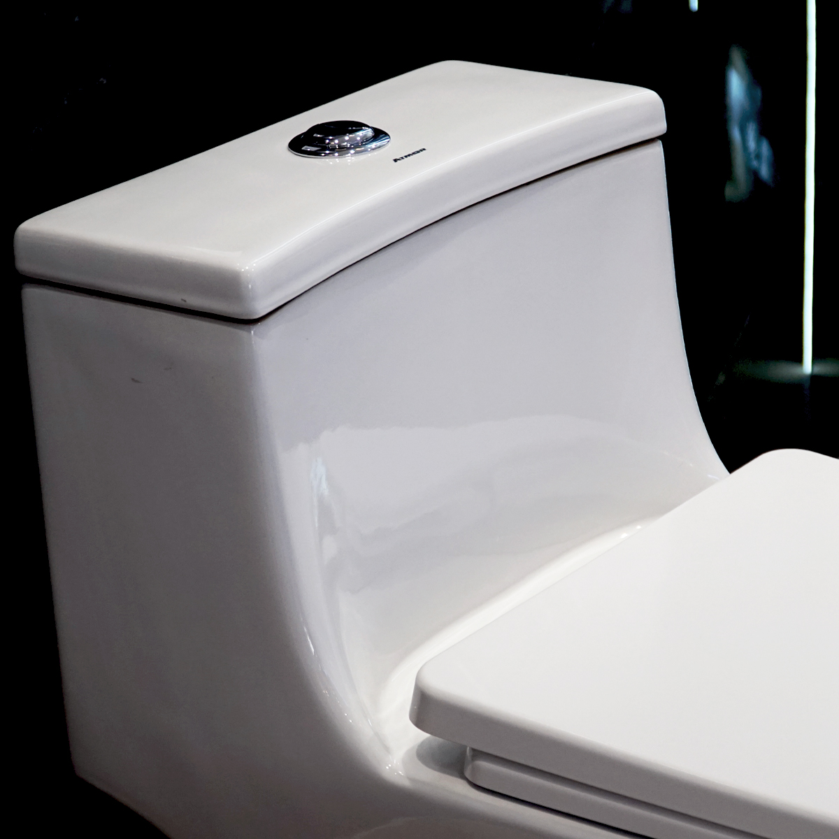 Bồn cầu 1 khối ATMOR AT8867 nắp êm xả nhấn tiết kiệm nước