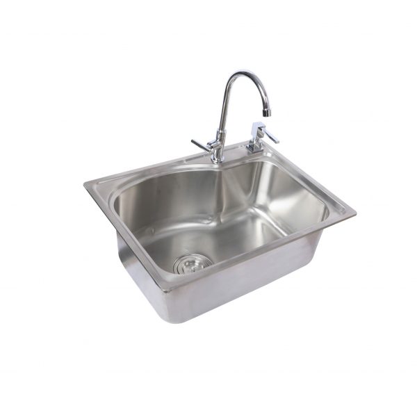 Chậu rửa chén 1 hố 58x43cm ATMOR AT-1G02 (AT1G02)