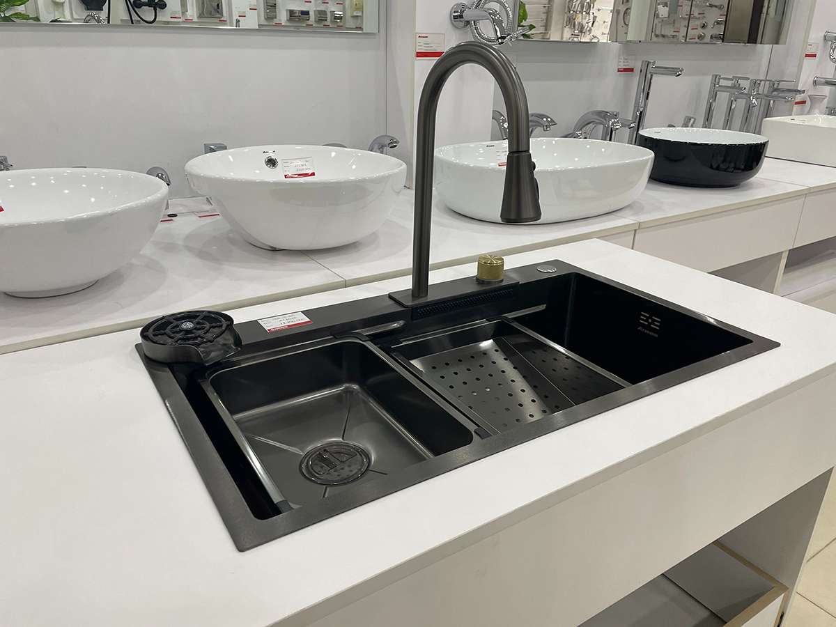 Chậu rửa chén đa năng 1 hộc ATMOR AT8046