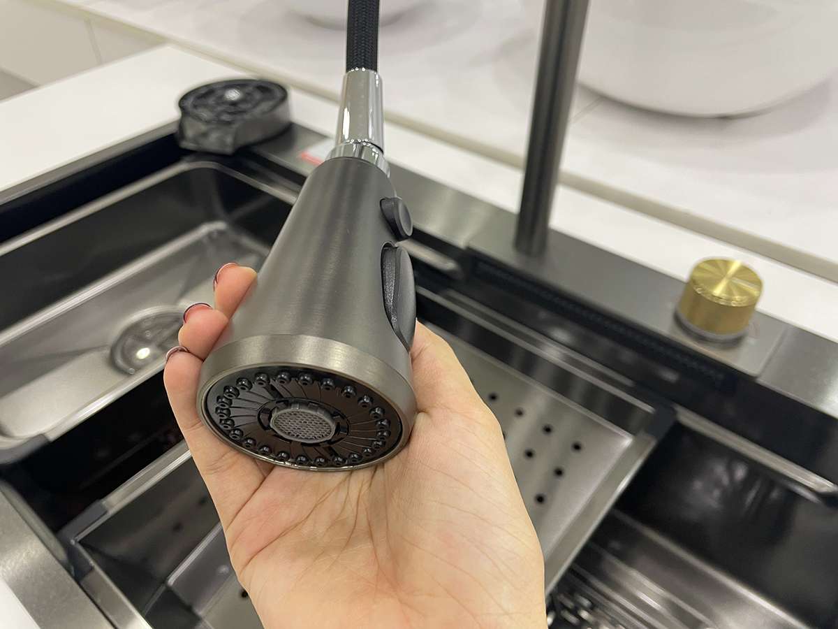 Chậu rửa chén đa năng 1 hộc ATMOR AT8046