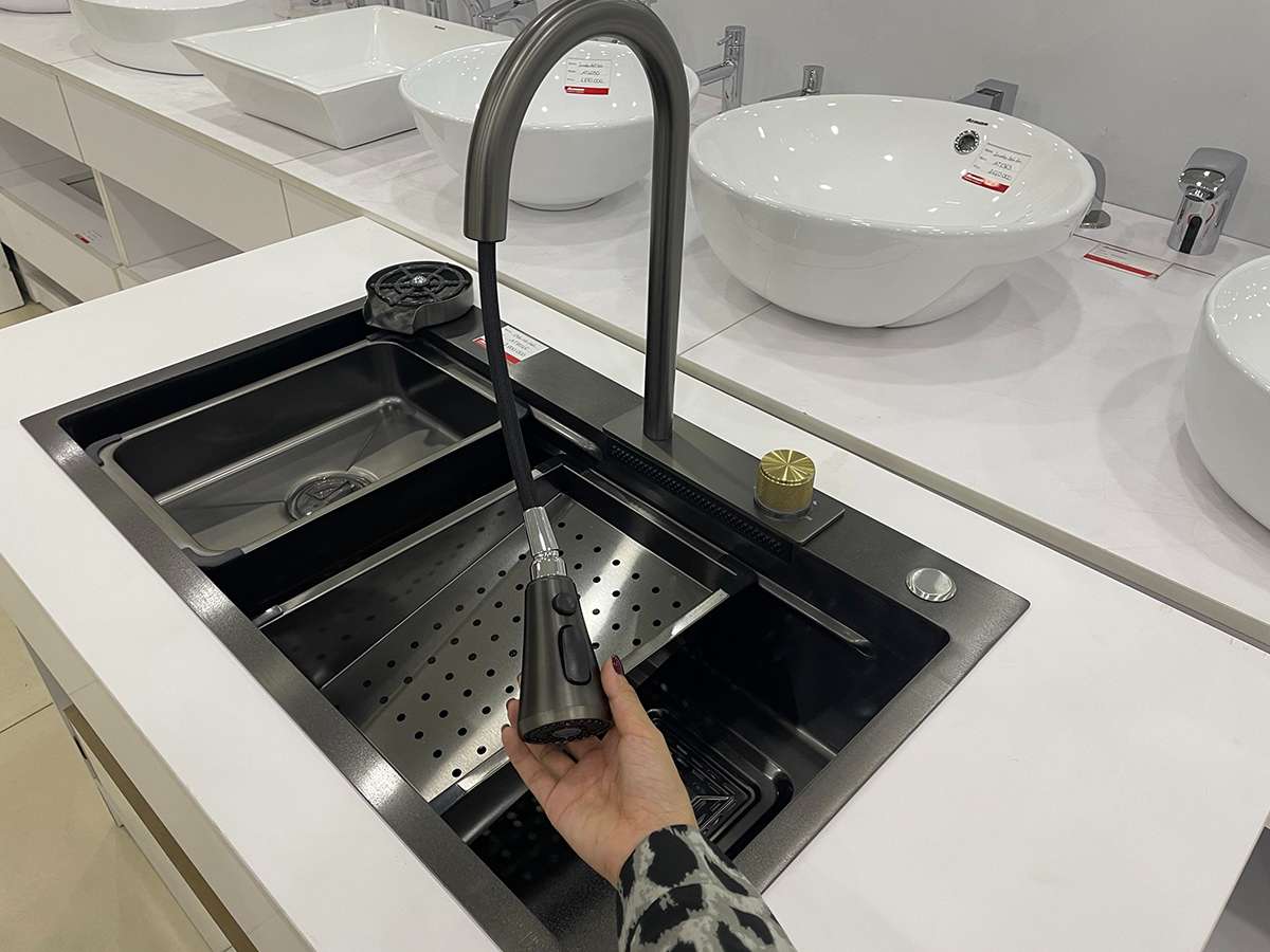 Chậu rửa chén đa năng 1 hộc ATMOR AT8046