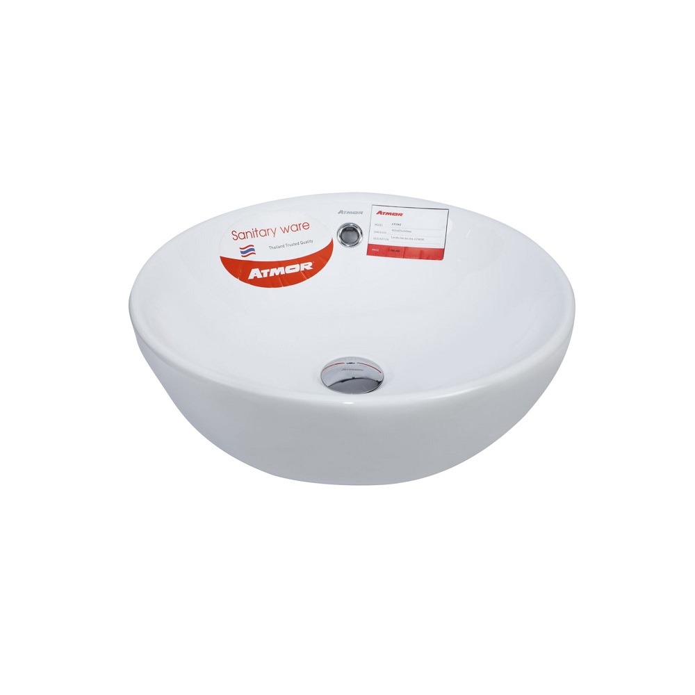 Chậu lavabo bán âm bàn ATMOR AT1363