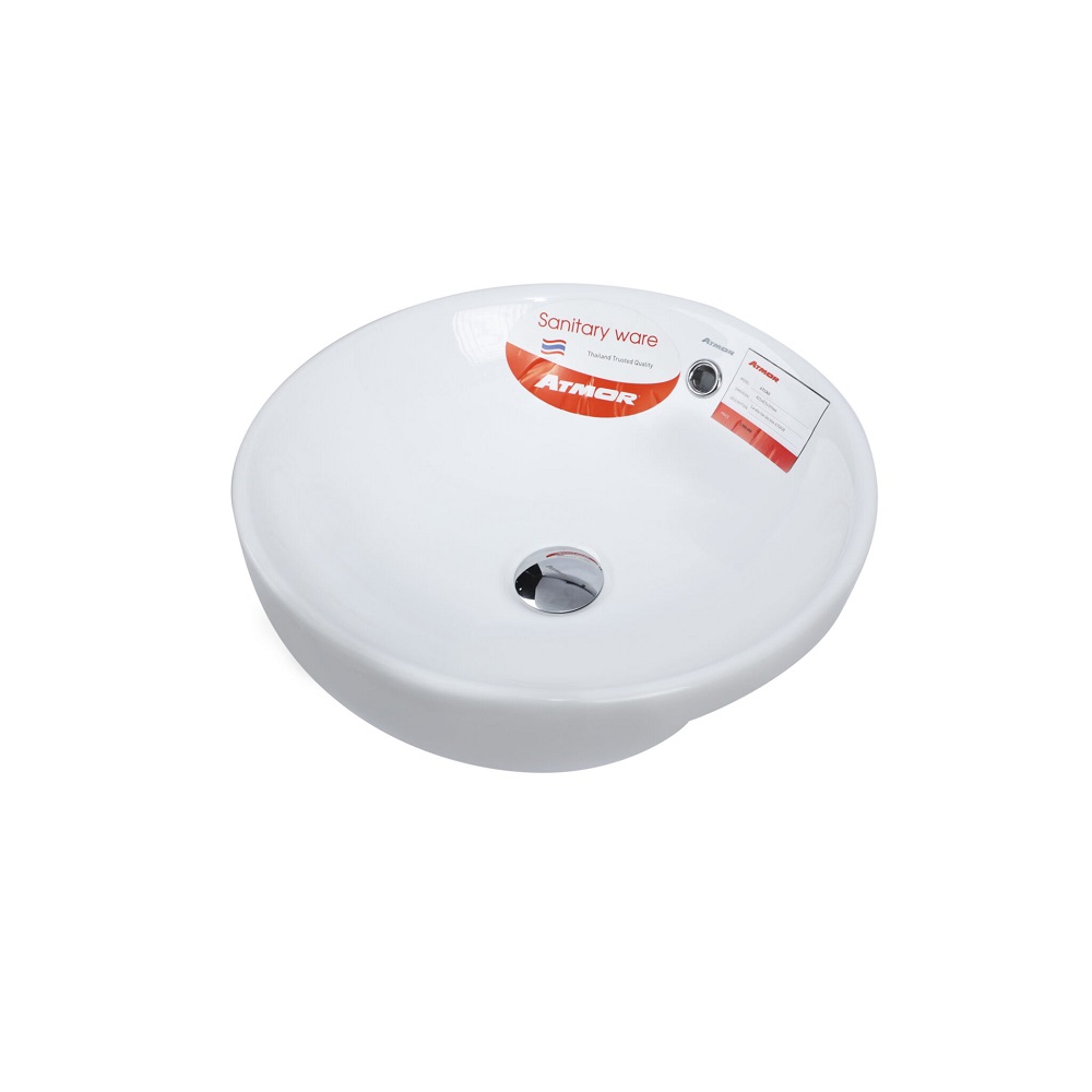 Chậu lavabo bán âm bàn ATMOR AT1363