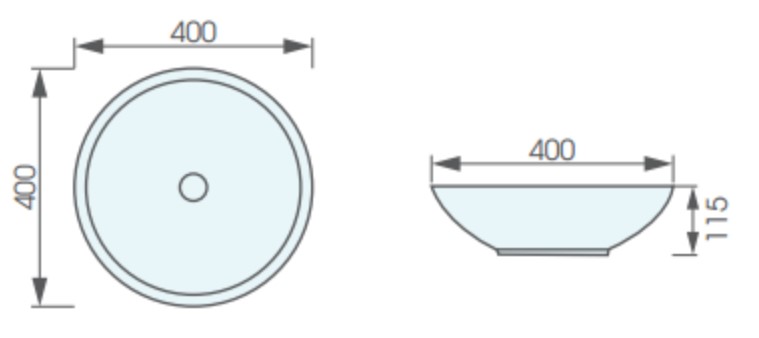 Chậu lavabo đặt bàn ATMOR AT4030