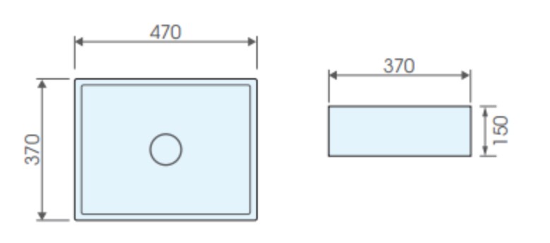 Chậu lavabo đặt bàn ATMOR AT4158