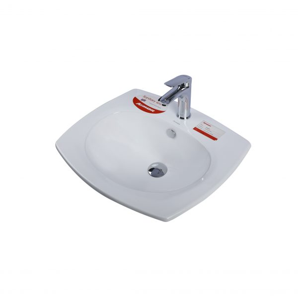 Chậu lavabo dương vành ATMOR AT40230