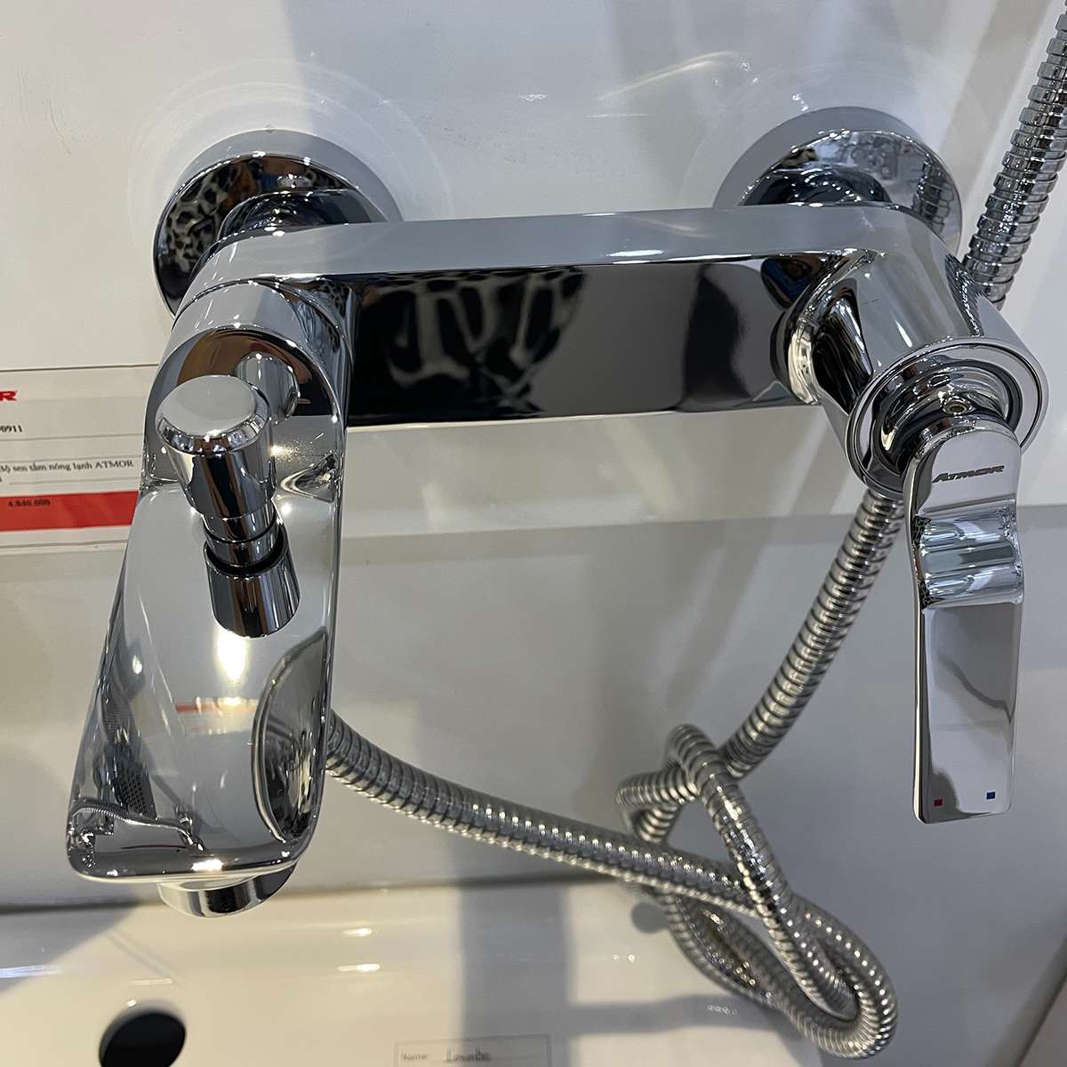 Bộ vòi sen tắm nóng lạnh Stereo ATMOR AT90911