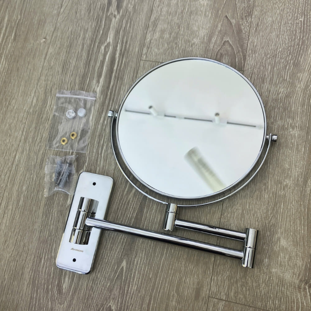 Gương trang điểm treo tường 20cm ATMOR 8030