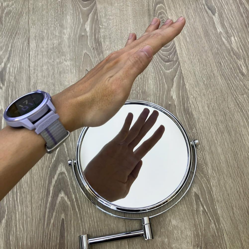 Gương trang điểm treo tường 20cm ATMOR 8030