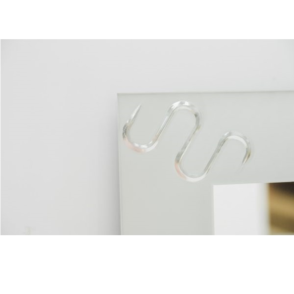 Gương soi phòng tắm hoa văn 60x80cm ATMOR A176