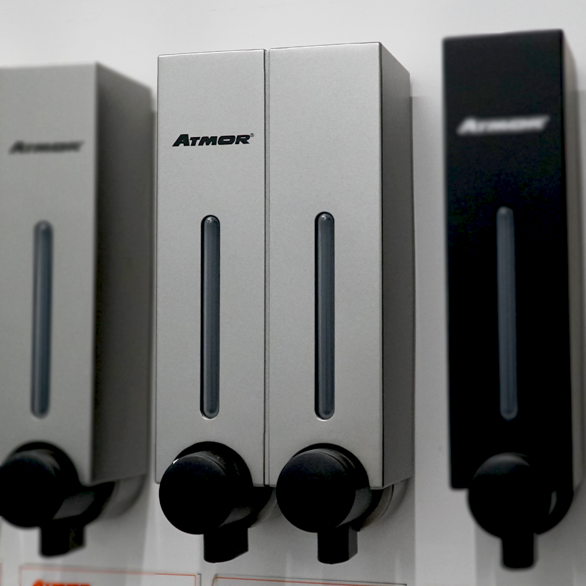 Hộp nhấn xà phòng đôi 250mlx2 ATMOR DH-725-2VP (DH7252VP)