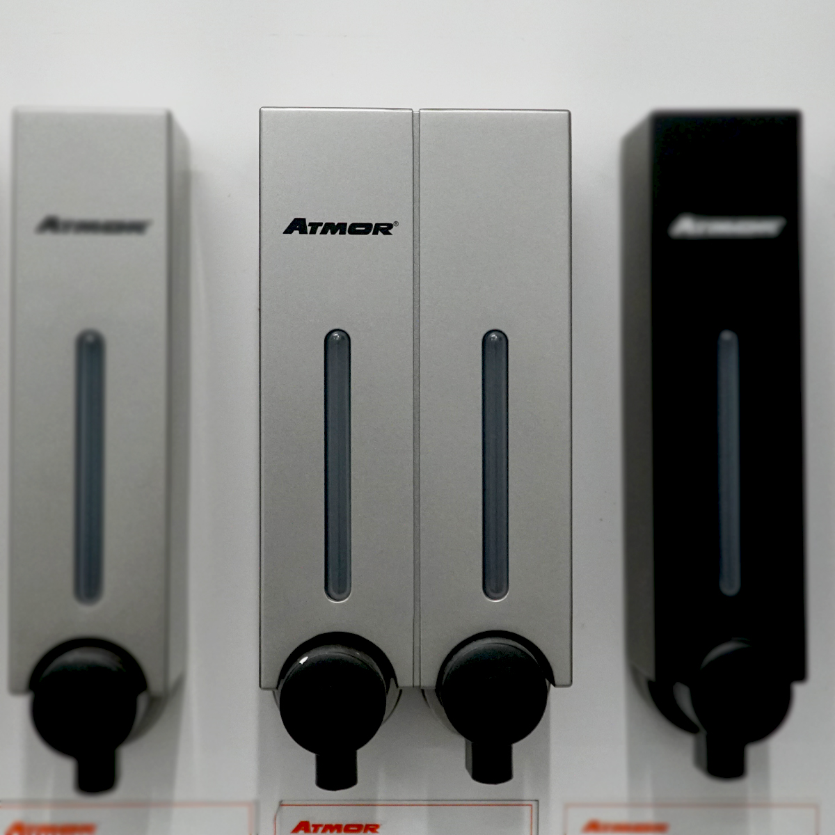 Hộp nhấn xà phòng đôi 250mlx2 ATMOR DH-725-2VP (DH7252VP)