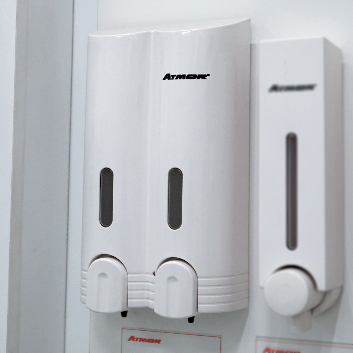 Hộp nhấn xà phòng đôi 400mlx2 ATMOR DH-800-2 (DH8002)